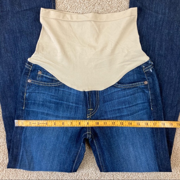 7FAM Boot Cut Maternity Jeans 29 Petite - Picture 6 of 15